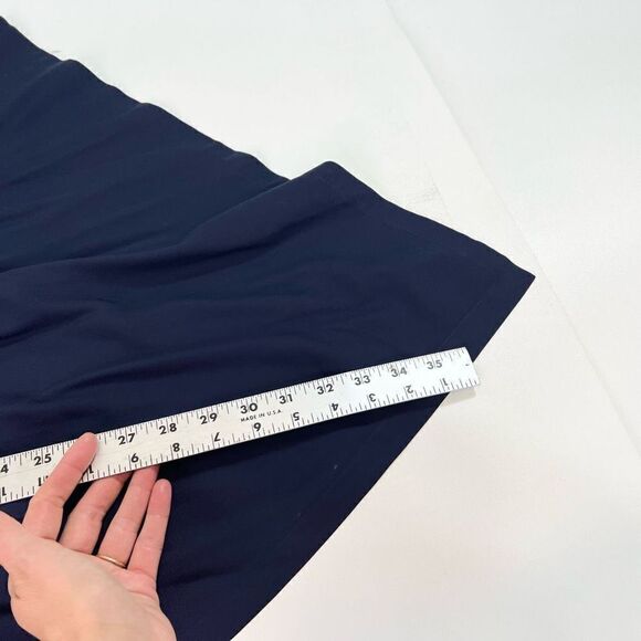 Saba High-low Skirt Women's 8 Navy Blue Viscose Pull On Elastic Waistband - Picture 3 of 9